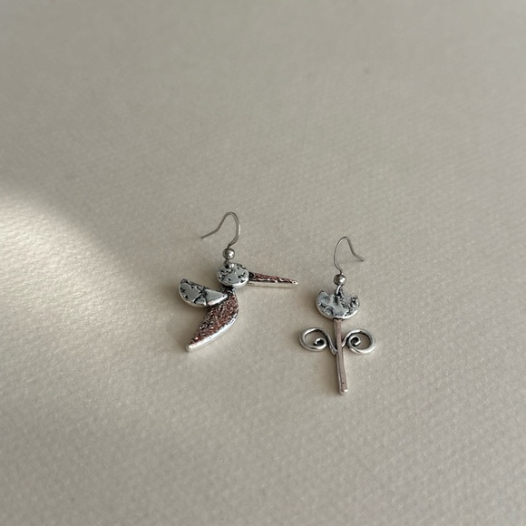 Boho bird Earrings N1975 - Picture 3 of 4